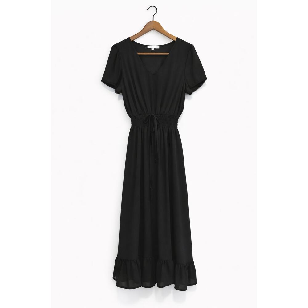 Downeast Babydoll Y2K Dress Womens Size M Dark Cottagecore